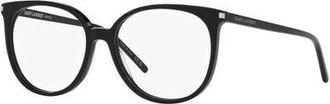 Saint Laurent 54mm Round optical glasses in Black at Nordstrom