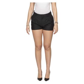 Moschino Short Shorts, female, Black, Size: M Pantalone 0555