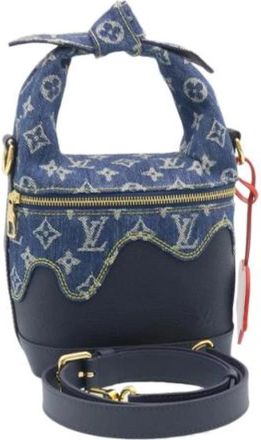 Louis Vuitton Pre-owned Mini Bag - Dames - Vintage Mini Tas - Blauw - ONE Size - Vintage