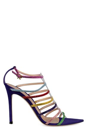 Gianvito Rossi Multicolor Pointed Toe Heels