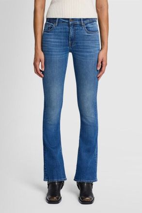 7 For All Mankind Womens Ladies Jeans Bootcut Groovy Fit - Blue Denim - Size 26 (Waist)
