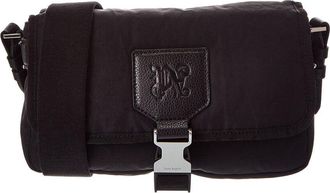 Palm Angels Monogram Canvas & Leather Crossbody