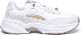 Tommy Hilfiger White Beige Chunky Runner Sneakers