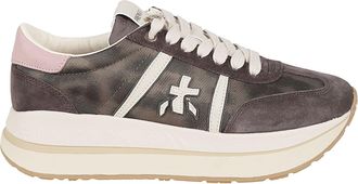 Premiata Bethcoin Suede Mesh Sneakers