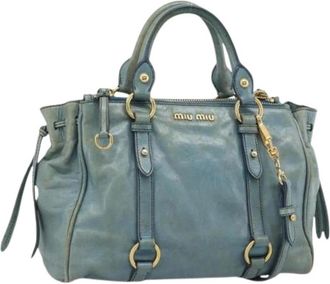 Miu Miu Borsa Pre-owned - - Pre-owned - Donna - Blu - ONE SIZE