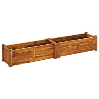vidaXL Garden Raised Bed Acacia Wood 59x11.8x9.8, 42567