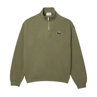 Lacoste Heren, Sweatshirts & Hoodies, Groen, Maat: L Katoen