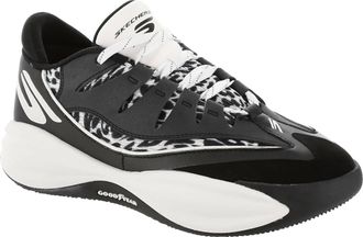 Skechers Womens Skx B-Lite Basketball Shoe In Black/white