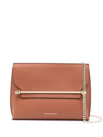 Strathberry Stylist clutch bag - women - Leather - OS - Brown
