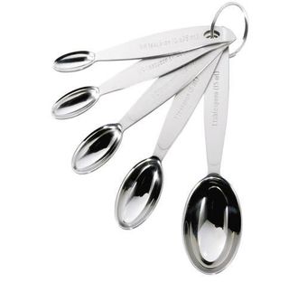 Cuisipro Stainless Steel Measuring Spoon Set, 5 Piece in Silver at Nordstrom