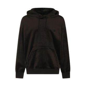 Yohji Yamamoto Logo Hoodie - Dames - Hoodies - Zwart - S - Hoodies & sweatvesten