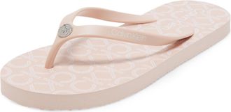 Calvin Klein Womens Sarminya Flip-Flop, Blush, 4 UK