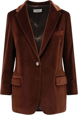 Saulina Milano Antonia Blazer - - Jackets - Donna - Marrone - S