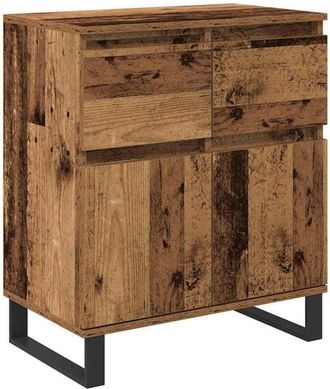 vidaXL Sideboard Old Wood 60 x 35 x 70 cm Engineered Wood and Iron vidaXL
