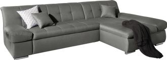 Domo Collection Ecksofa »Mona L-Form« wahlweise mit Bettfunktion