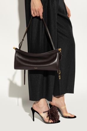 Alaia Shoulder Bag Le Click Medium, Womens, Brown