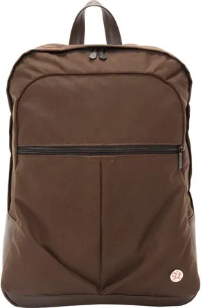 Giorgio Martello Milano Waxed Nylon Woodhaven Backpack in Dark Brown at Nordstrom