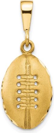 Diamond2Deal 10k Yellow Gold Football Charm