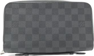 Louis Vuitton Graphite Coated Canvas Long Wallet (Bi-Fold) (Pre-Owned)