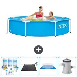 Intex Piscina Con Estructura Redonda - 244x51 Cm - 7-piezas S20986