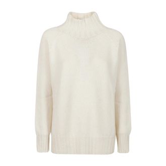Aragona Over Raglan Trui - Dames - Cashmere truien - Beige - M - Kasjmier - Truien & Vesten