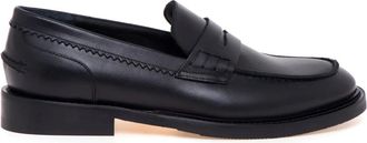 Anna F. Schoenen, Dames, Zwart, 38 EU, Leer, Klassieke Moccasin