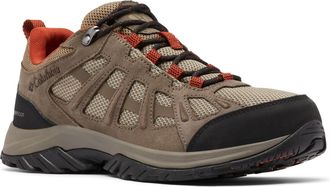Columbia Mens Redmond 3 WP waterproof low rise hiking shoes, Brown (Pebble x Dark Sienna), 10.5 UK