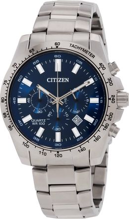 Citizen Chronograph Quartz Blue Dial Mens Watch AN8230-59M
