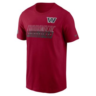 Nike Washington Commanders Sideline Team Issue Nike Mens Dri-FIT NFL T-Shirt in Red | 02ET67P9E-TF9