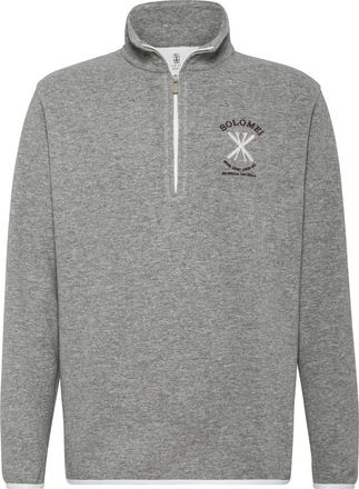 Brunello Cucinelli Techno fabric sweatshirt in Grey at Nordstrom, Size Xx-Large Eu