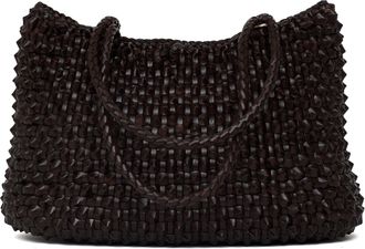 Dragon Diffusion Cactus Weave Handwoven Leather Tote Bag