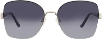 Guess Smoke Gradient Butterfly Ladies Sunglasses GF00052 32B 59