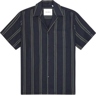 Les Deux Short Sleeve Shirts - Heren - Korte mouwen Overhemden - Blauw - S - Overhemden