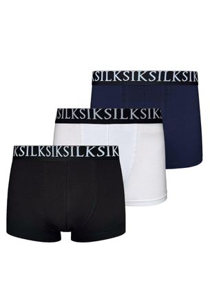 Siksilk Mens Multi Pack of 3 Boxer Shorts XXL