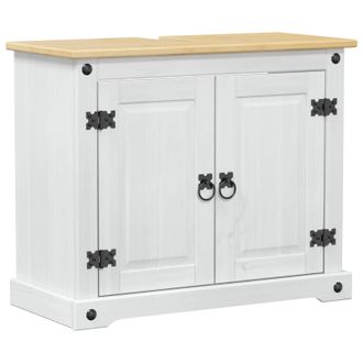 vidaXL Mueble De Lavabo 73 X 33 X 60 Cm Madera De Pino Macizo Vidaxl