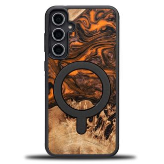 OEM Funda Bewood Unique Para Samsung Galaxy S23 Fe - Naranja Con Magsafe