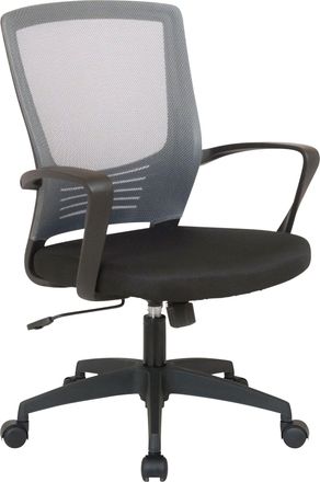 Clp Silla De Oficina Kampen En Microfibra Negro/gris