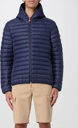 Save The Duck Jacket Men color Blue