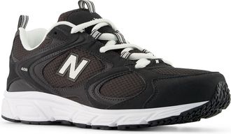 New Balance Sneaker NEW BALANCE 408, Damen, Gr. 37,5, faded schwarz, Synthetik, Textil, Schuhe Sneaker, von dem New Balance 530 inspiriert