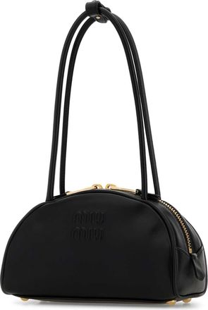 Miu Miu Womens Black Leather Beau Shoulder Bag Calfskin
