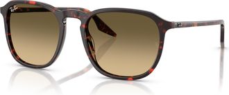 Ray-Ban Brown Gradient Square Unisex Sunglasses RB2203 14290A 52