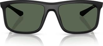 Emporio Armani Sunglasses Ea4271 636571 Glossy Transparent Green/Dark Green Women