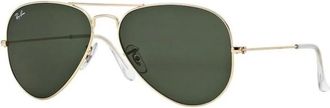 Ray-Ban Klassieke Aviator Zonnebril - unisex - Zonnebrillen - Geel - 58 MM - Accessoires