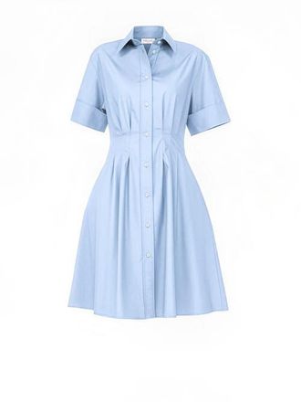 C&acirc;llas Milano Bergamo Fit and flare shirt dress in Pale Blue at Nordstrom, Size 0 It