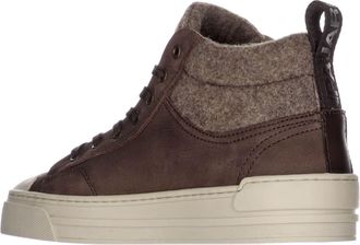 Pajar Tray Mens Midcut Sneakers Castanho
