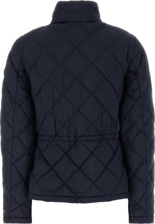 Burberry Womens Navy Blue Nylon Jacket Exterior: Lining: Giubbini