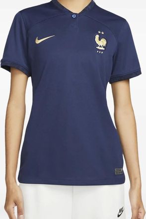 Nike Top FFF 22/23 Stadium Home Dri-FIT Midnight Navy/Metallic - Blu
