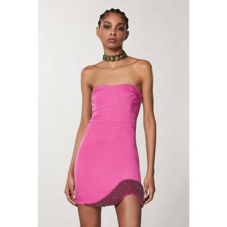 Patrizia Pepe Purple Polyester Casual Womens Dress