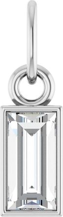 Diamond2Deal 14k Gold 3/8 CT Lab-Grown Diamond Bezel-Set Pendant