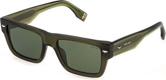 Police SPLQ87E SUPERNOVA 1 02GN Mens Sunglasses Green Size 54